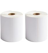 FungLam 2 Rolls 4x6 Direct Thermal Shipping Labels, 250 Labels/Roll, 1'' Core, Compatible Zebra 2...