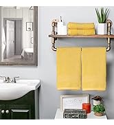 PUPOPIK Hand Towels for Bathroom 2 Pack-100% Cotton Hand Towel (14 x 30 Inch), Highly Absorbent a...