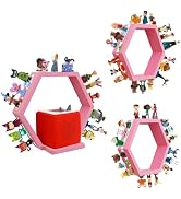 MITREL for Tonies Shelf Magnetic – Wooden Tonies Storage Shelf, Tonie Box Shelf with Tonies Holde...