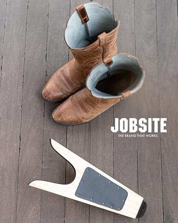 A pair of cowboy boots and boot puller