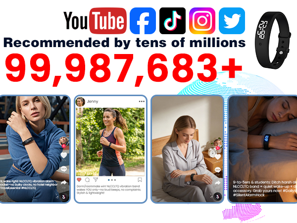 wake up alarm bracelet