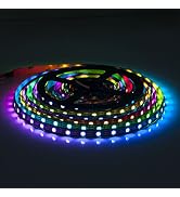 BTF-LIGHTING RGBW RGB+Cool White SK6812 (Similar WS2812B) Individually Addressable 16.4ft 60LEDs/...