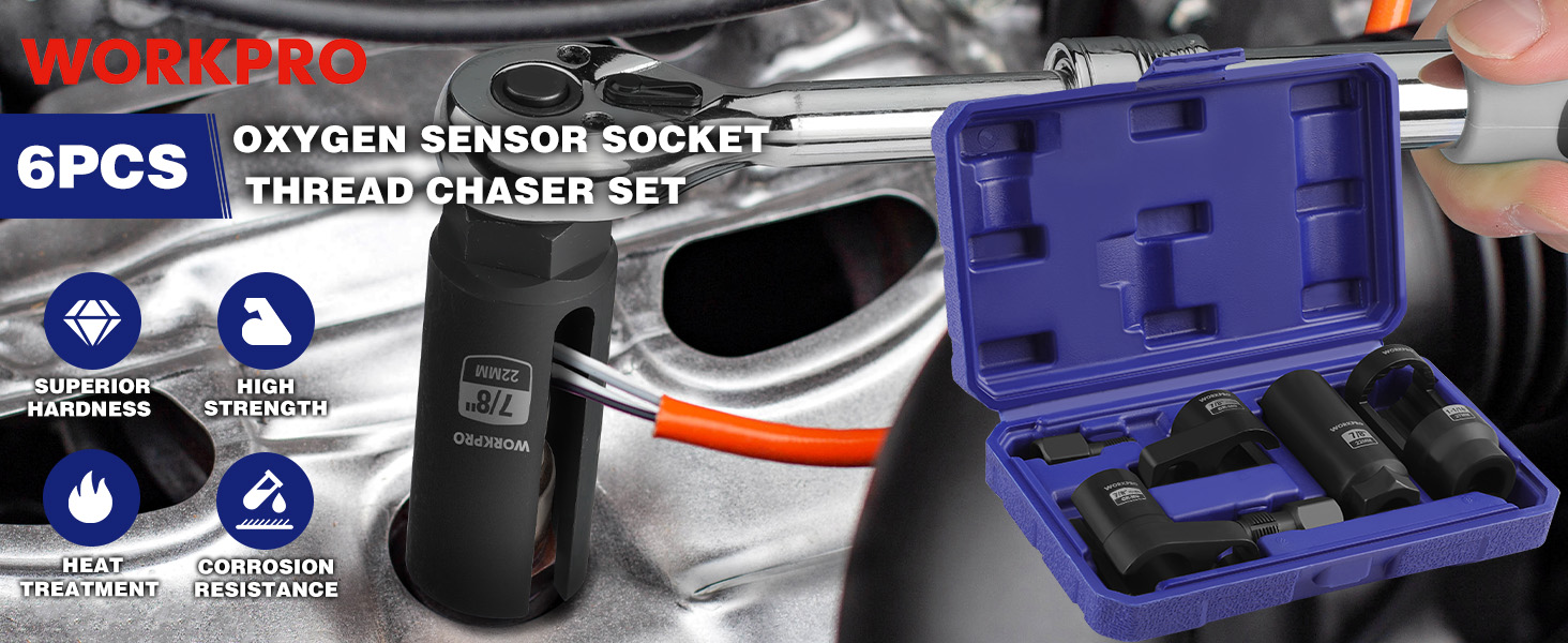 Oxygen Sensor Socket Set