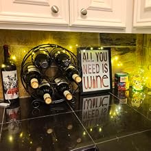 wine racks countertop