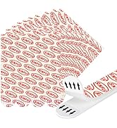 20 Sets 4 in.x 1 in. Hook and Loop Tape Sticky Back, Double-Sided Adhesive Strip,Heavy Duty