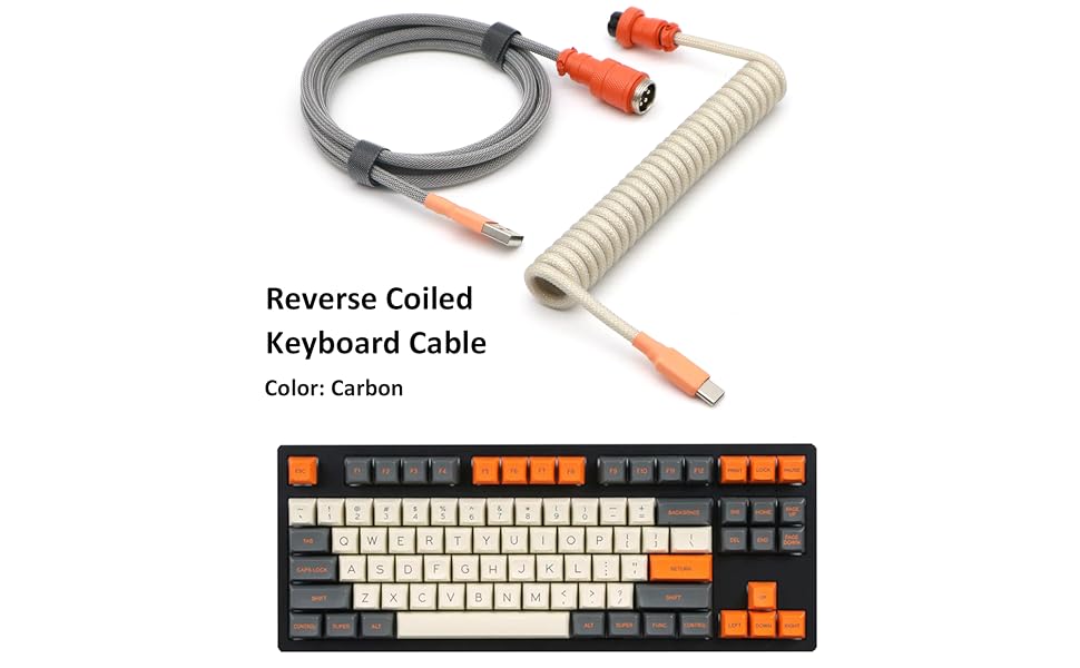 Coiled Aviator Cable