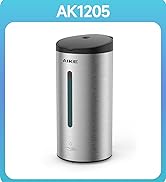 AIKE Automatic Wall Mount Liquid Soap Dispenser, Commercial Stainless Steel with 25oz Large Capac...