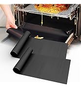 UBeesize 2 Pack Large Oven Liners for Bottom of Oven BPA and PFOA Free, 16x24 Inch Thick Heavy Du...