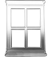 Window Metal Cutting Dies Stencil Scrapbooking DIY Album Stamp Paper Card for Handmade Greeting C...