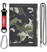 Kids Wallet for Boys Girls Teens Trifold, Canvas Toddler Wallet for Boys, Cute Zipper Wallets You...