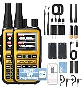 BAOFENG UV-5R Mini Ham Radio Handheld Long Range Walkie Talkies with Airband Reception Wireless A...