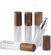 Cryslora Perfume Atomizer, Glass Perfume Container,Travel Bottle Refillable, Empty Portable Leakp...
