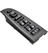 15883323 Driver Side Power Window Switch & Bezel Compatible with 2003-2006 Chevy Avalanche Silver...
