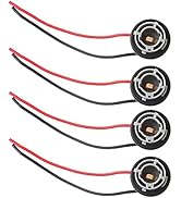 Qasim 1156 LED Bulbs Sockets BA15S P21W Wiring Harness Adapter for Turn Signal Lights Backup Ligh...