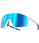 MAMBAOUT Polarized Sports Sunglasses for Men Women, Sunglasses with UV Protection for Cycling Run...