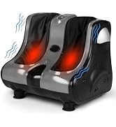 ARLIME Foot and Calf Massager, Shiatsu Foot Massager Machine, 3-Level Intensity Modes, Deep Knead...