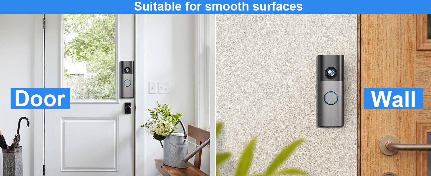 ring battery doorbell mount no drill ring doorbell mount 2026 ring doorbell holder adhesive