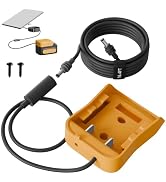 DAIERTEK Starlink Mini Battery Adapter with 16FT DC Cable, Compatible with De.Walt 20V Max Batter...