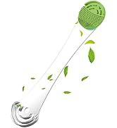 Moosec Tongue Scraper Cleaner, Get Rid of White Tongue, 100% BPA Free - 1 Set Comes 2 Silicone To...