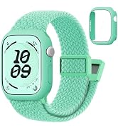Compatible with Kids Apple Watch Band with Case 38/40/41/42/44/45mm Braided | for iWatch Series S...