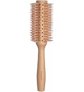 Fromm Mission Sleek Vented Round Boar Brush for Smooth, Lustrous Blowouts Even on Frizz-Prone Hai...