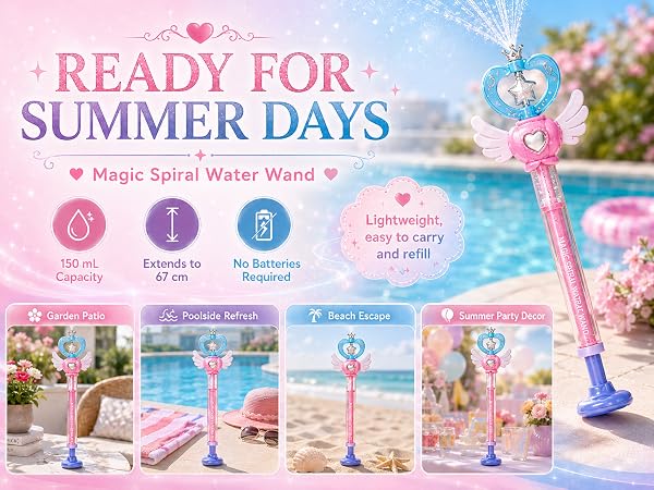 Magic Spiral Water Wand
