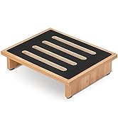 StrongTek Wooden Step Stool, Multi-Purpose Short Foot Stool, Ideal as Bathroom Step, Bedside Step...