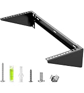 STANDOPIA 4U Vertical Wall Mount Rack - 19" Steel Wall & Under-Desk Bracket for Server, Network S...