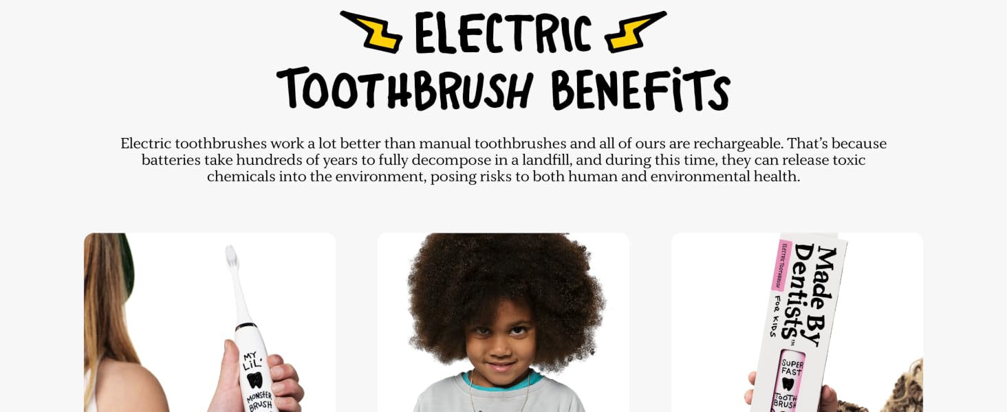 Electric Toothbrush + Made By Dentist