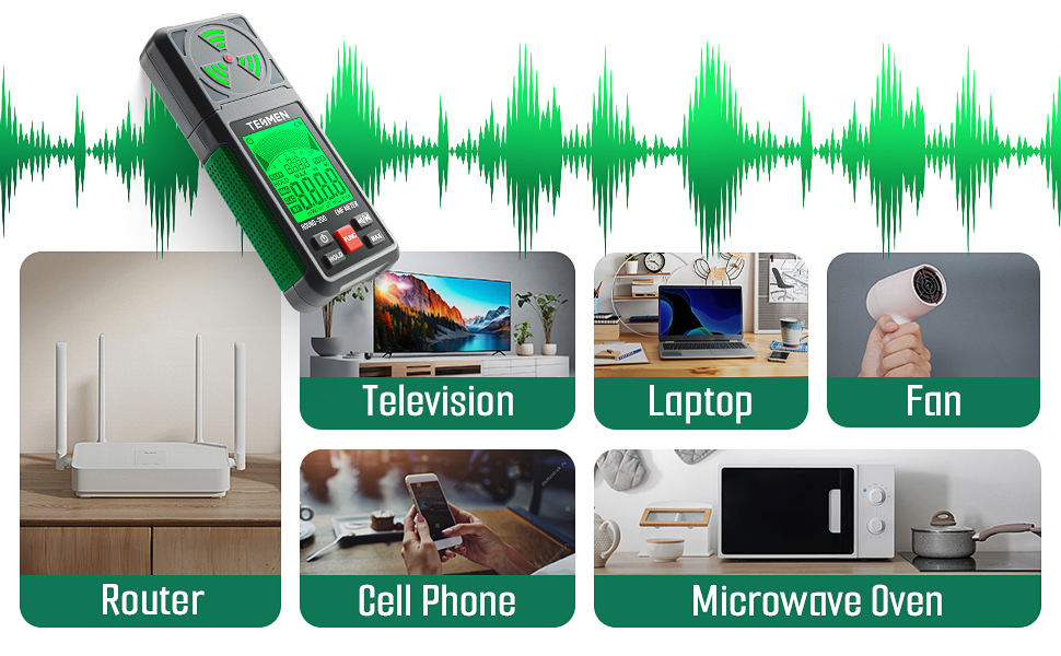 EMF meter EMF detector ghost hunting emf radiation meter