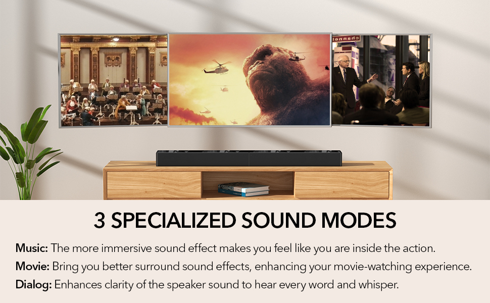 3 Specialized Sound Modes