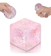 Puffwize Ice Cube Squishy Toy, Sensory Fidget Toys for Stress and Anxiety Relief, Slow Rise Squis...