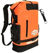 TACTIKO 35L Heavy-Duty 100% Waterproof Backpack, Roll Top Dry Bags for Kayaking, Hiking, Camping,...