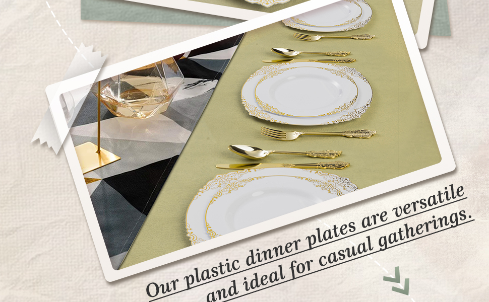 gold silverware set