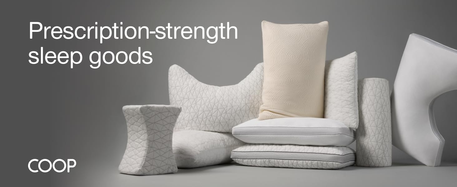 coop sleep goods oomph cool plus down alternative microfiber latex pillow fill medium soft firm fill