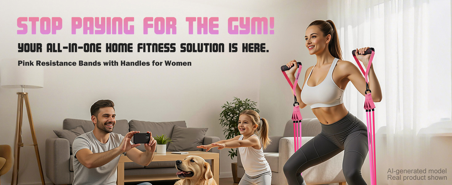 resistance bands with handles