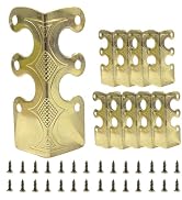 10Pcs skiffers Baseboard Corner Protectors,Brass Corner Guards,Solid Brass Corner Guard,New Metal...