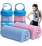BOGI 2 Pack Cooling Towel, Cooling Towels for Neck and Face-40"x12"- Ice Towel for Instant Coolin...