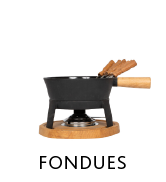 a small pot of fondue on a white background.