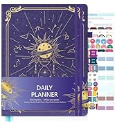 Ospelelf Undated Daily Planner Weekly Monthly Hourly Planners 12 Months Productivity Aesthetic Jo...