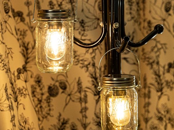 Mason Jar Lights Hanging