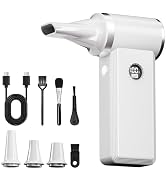 Compressed Air Duster- 180000 RPM Brushless Motor,45W Fast Charge,4-Speed Adjustable Electric Air...