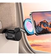 OMOTON 360°Rotating Magnetic Airplane Phone Holder Mount, for Magsafe Airplane Travel Essentials ...