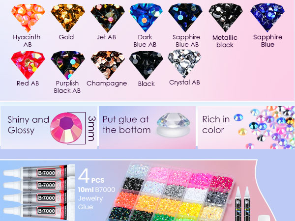 rhinestones for bedazzling