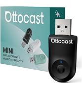 OTTOCAST Mini Dongle Wireless CarPlay Adapter for iPhone & Android Auto Adapter 2-in-1 Convert Wi...