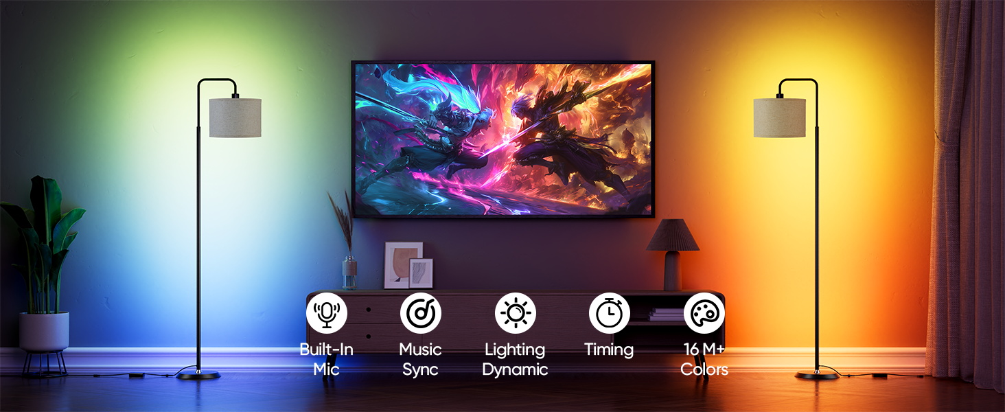 samrt Led floor lamp