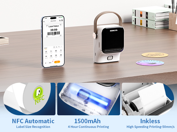 Portable Inkless Label Sticker Makers