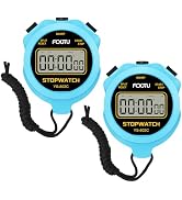 FCXJTU 2Pack Simple Basic Stopwatch Timer, Only Stopwatch Mode No Bells, No Clock, No Alarm, Pure...