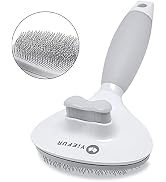 Cat Hair Brush, Soft Silicone Self Cleaning Brush for Short and Long Haired Cats and Dogs for Gro...