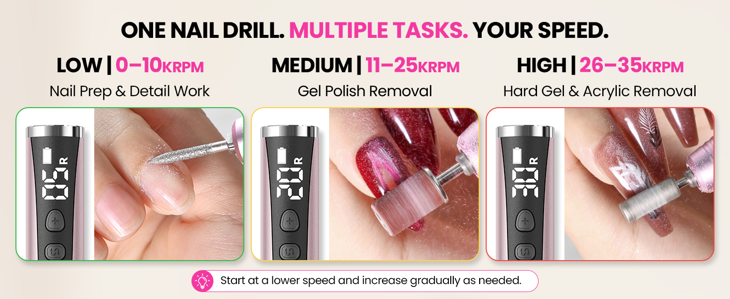 cordless nail drill